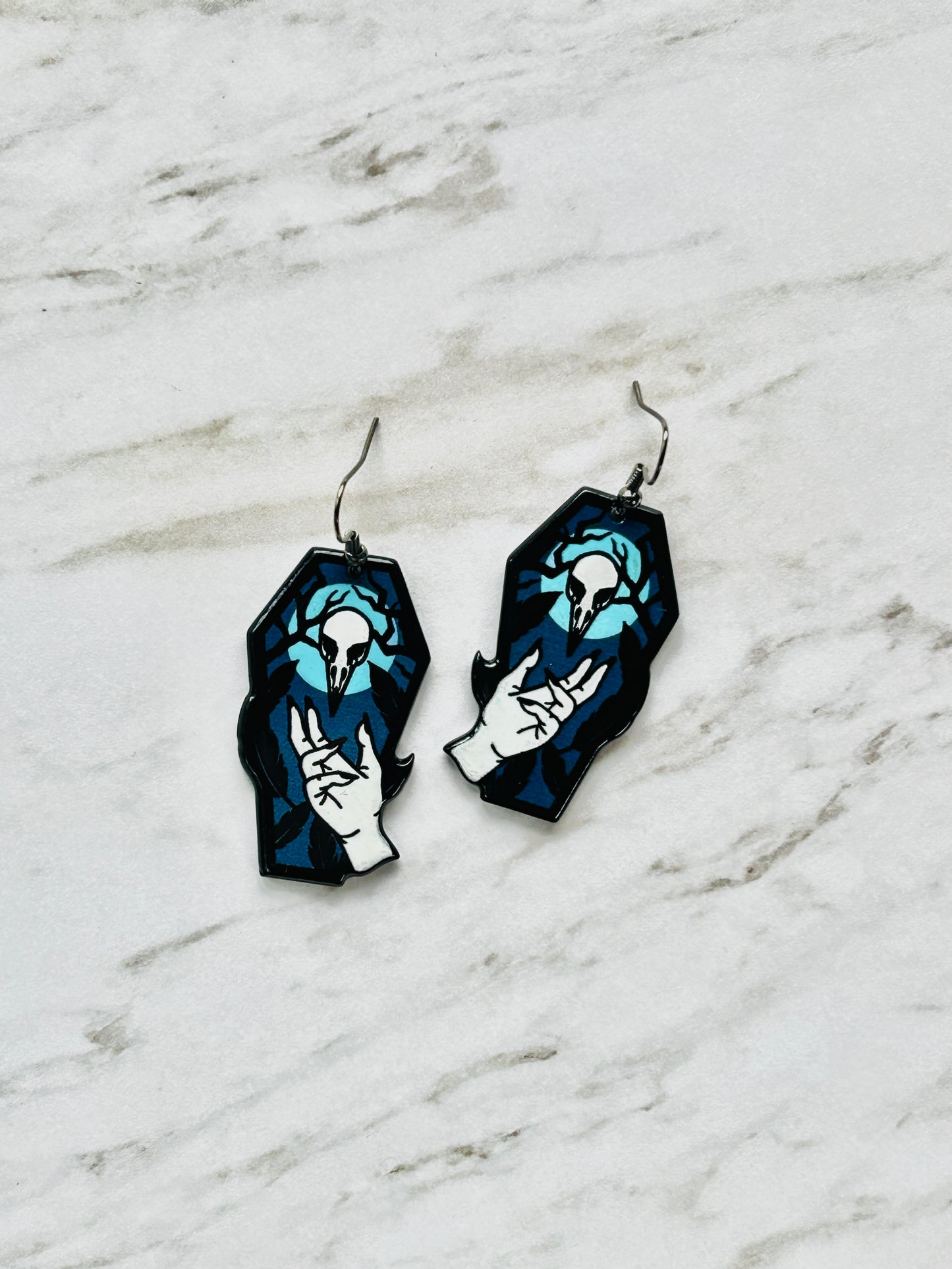 Summoning Coffin Earrings