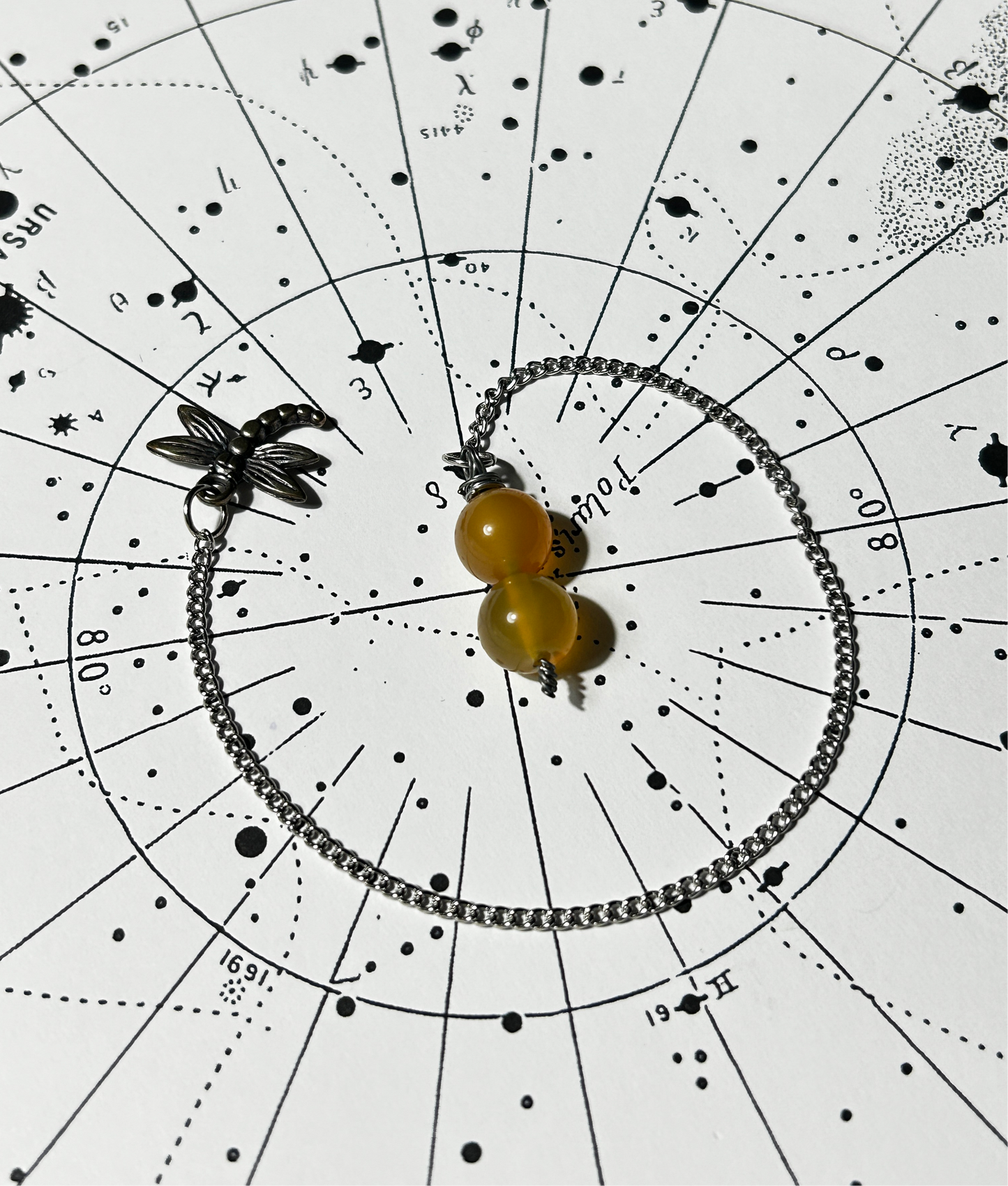 Péndulo de Ágata Amarilla