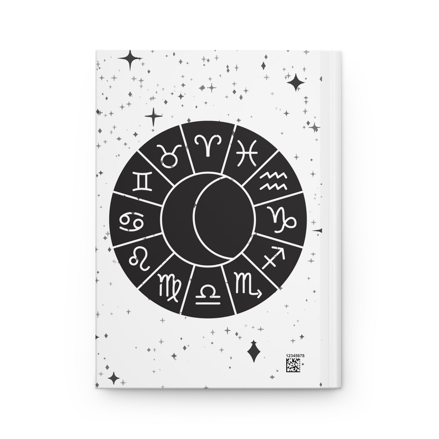 Aquarius Zodiac Matte Hardcover Manifestation Journal