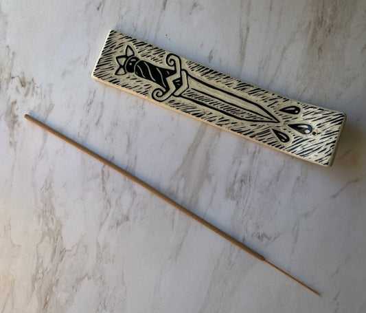 Bloodied Dagger Incense Holder