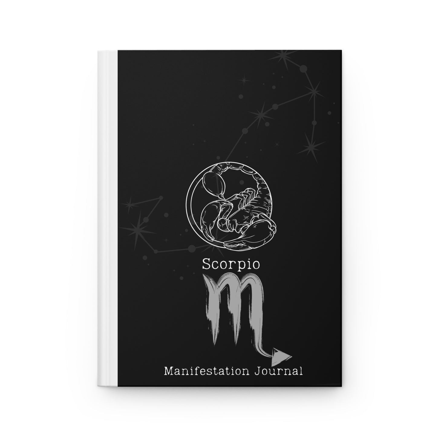 Scorpio Zodiac Matte Hardcover Manifestation Journal