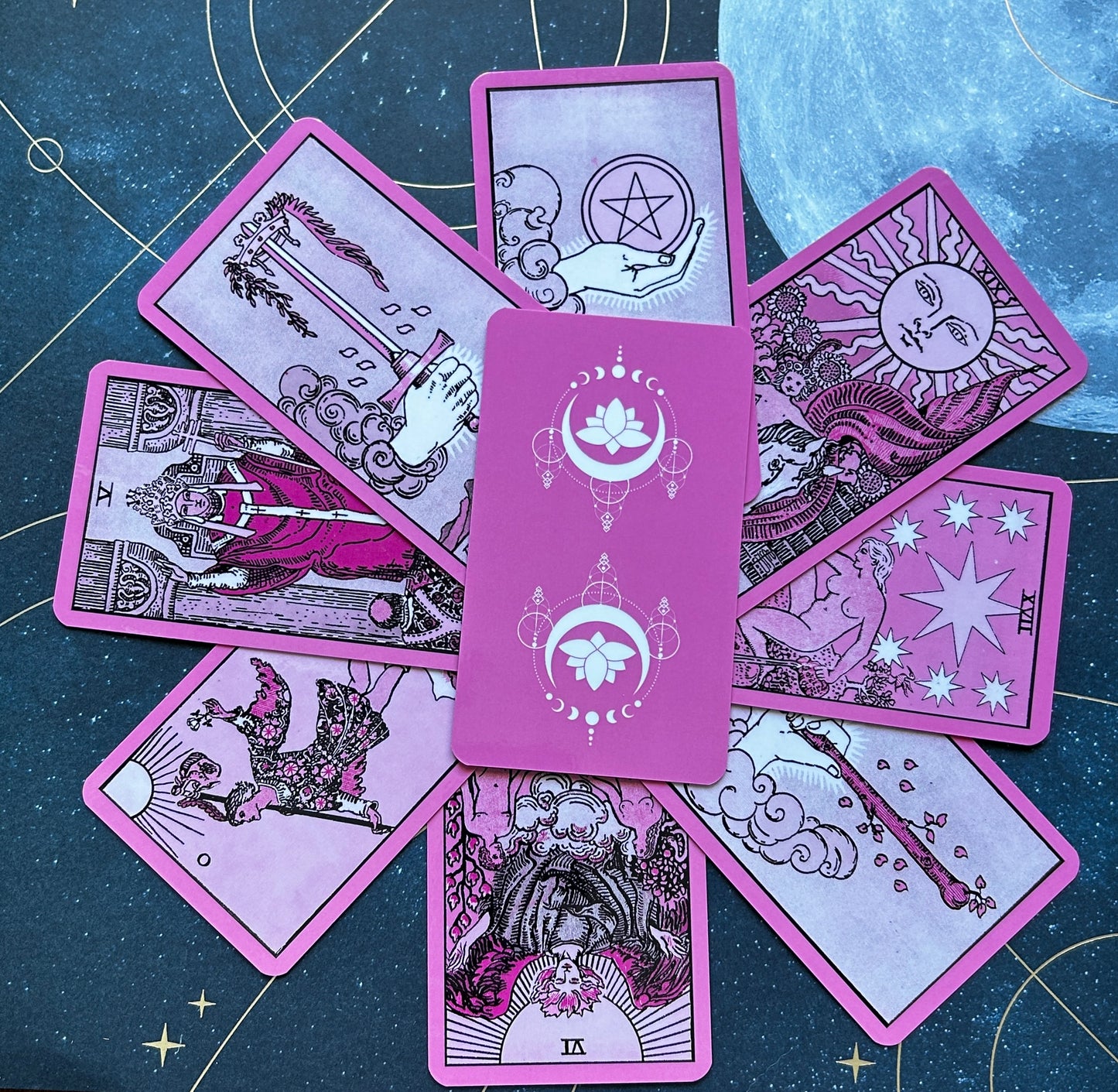 Pink Vintage Tarot