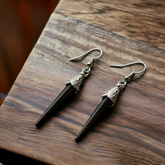 Small Dainty Spike Earrings