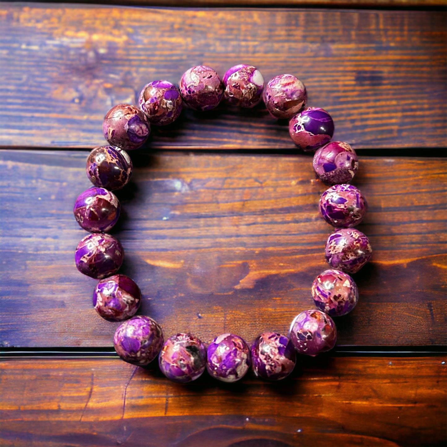 Purple Imperial Jasper Bracelet