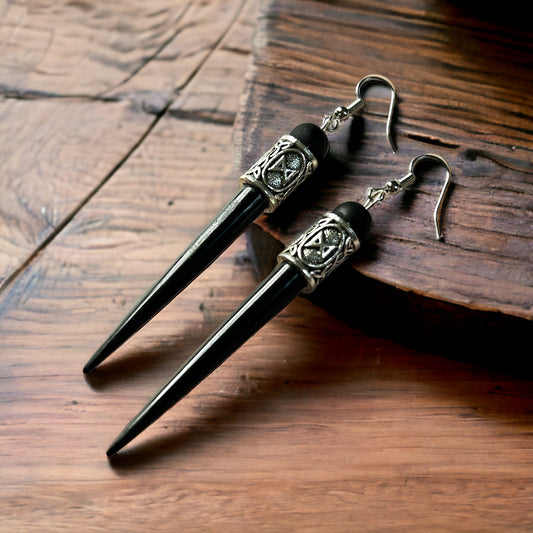 Runic Spike Earrings